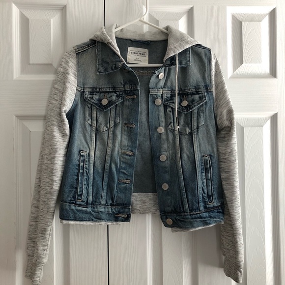 Ardene Jackets & Blazers - “Like New” Hoodie Denim Jacket